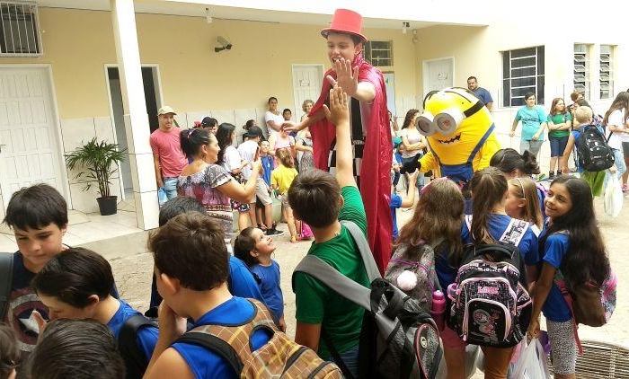 Escola Municipal Rosa Elsa Mertins de Taquara inicia ano letivo com melhorias no educandário